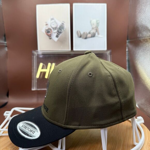 John Deere Olive Green/Black Stretch-fit cap - Picture 4 of 10